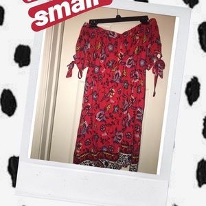 Target Off the Shoulder Red Dress